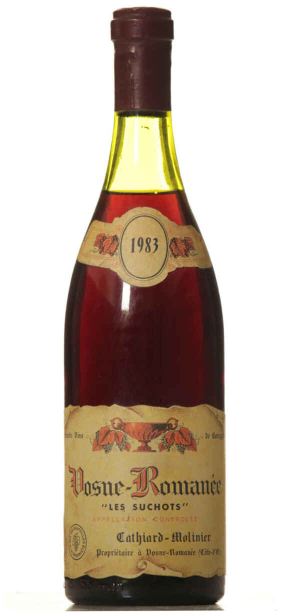 Cathiard Molinier Vosne Romanee Les Suchots 1er Cru 1983