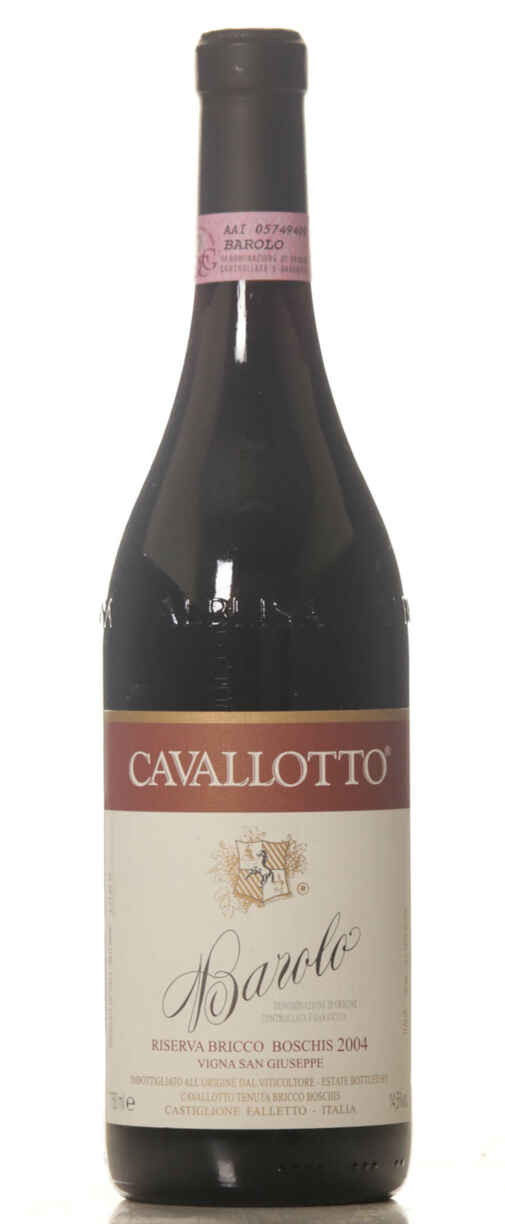 Cavallotto Barolo Bricco Boschis Vigna San Giuseppe Riserva 2004