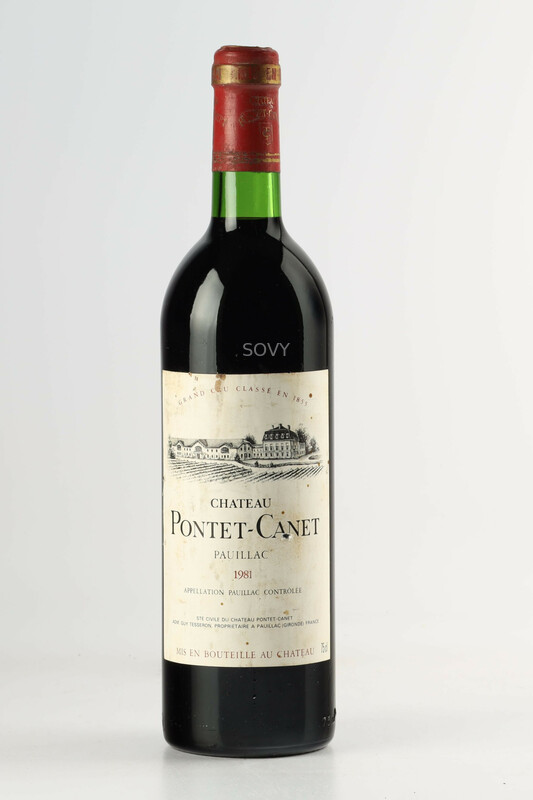 Chateau Pontet Canet, 1981