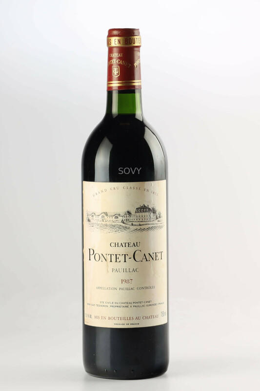 Chateau Pontet Canet, 1987