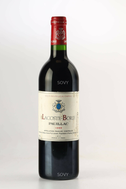 Chateau Grand-puy-lacoste Lacoste-borie, 1989