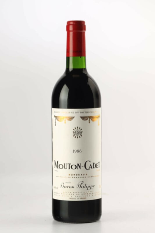 Chateau Baron Philippe De Rothschild Mouton Cadet, 1986