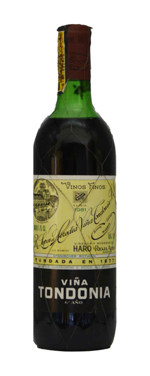 Lopez De Heredia Vina Tondonia 1981