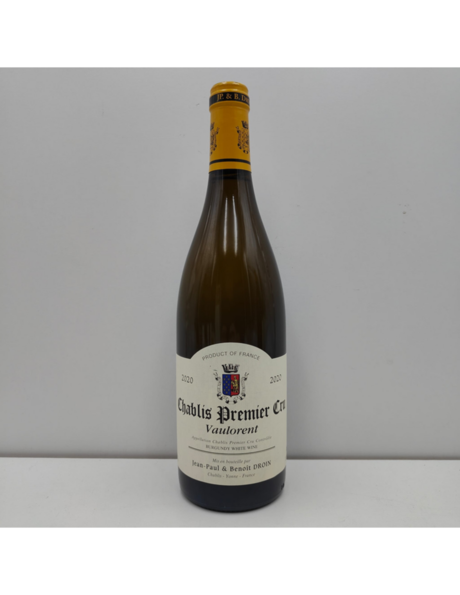 Jean Paul Droin Chablis Vaulorent  1er Cru 2020