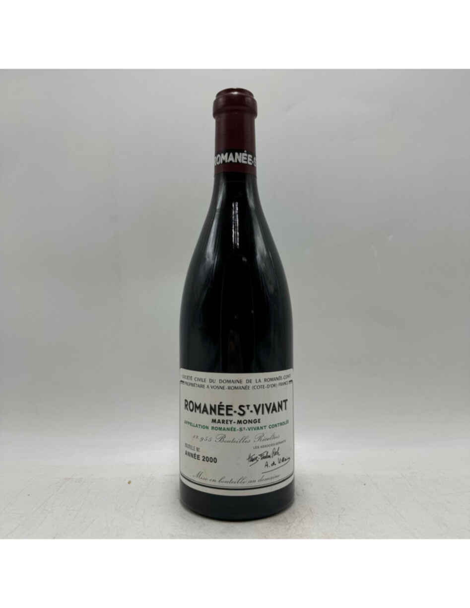 De La Romanee Conti Romanee Saint Vivant Grand Cru 2000