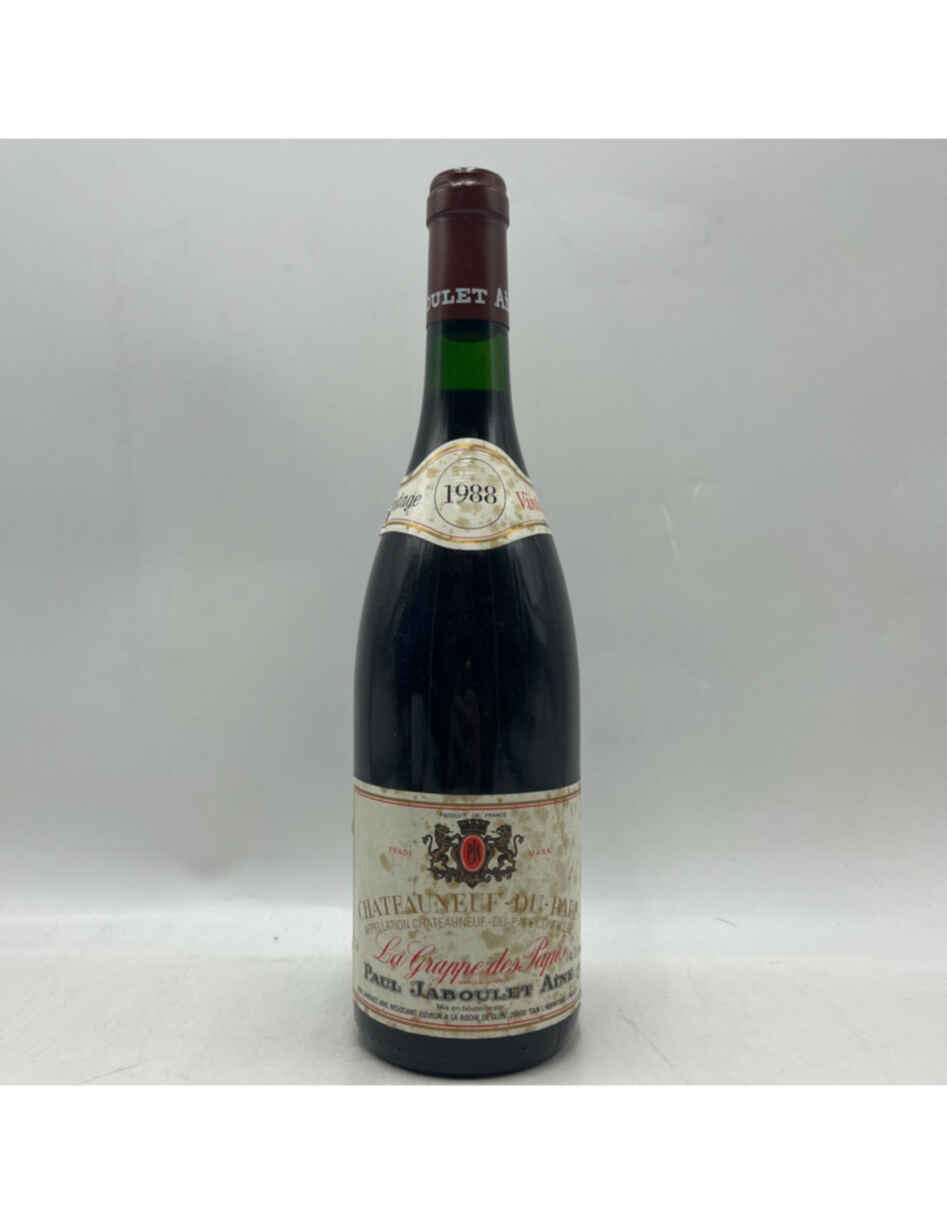 Paul Jaboulet Chateauneuf Du Pape La Grappe Des Papes 1988