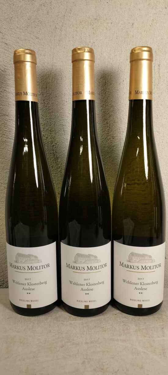 Markus Molitor Wehlener Klosterberg Riesling Auslese ** Goldkapsel 2017