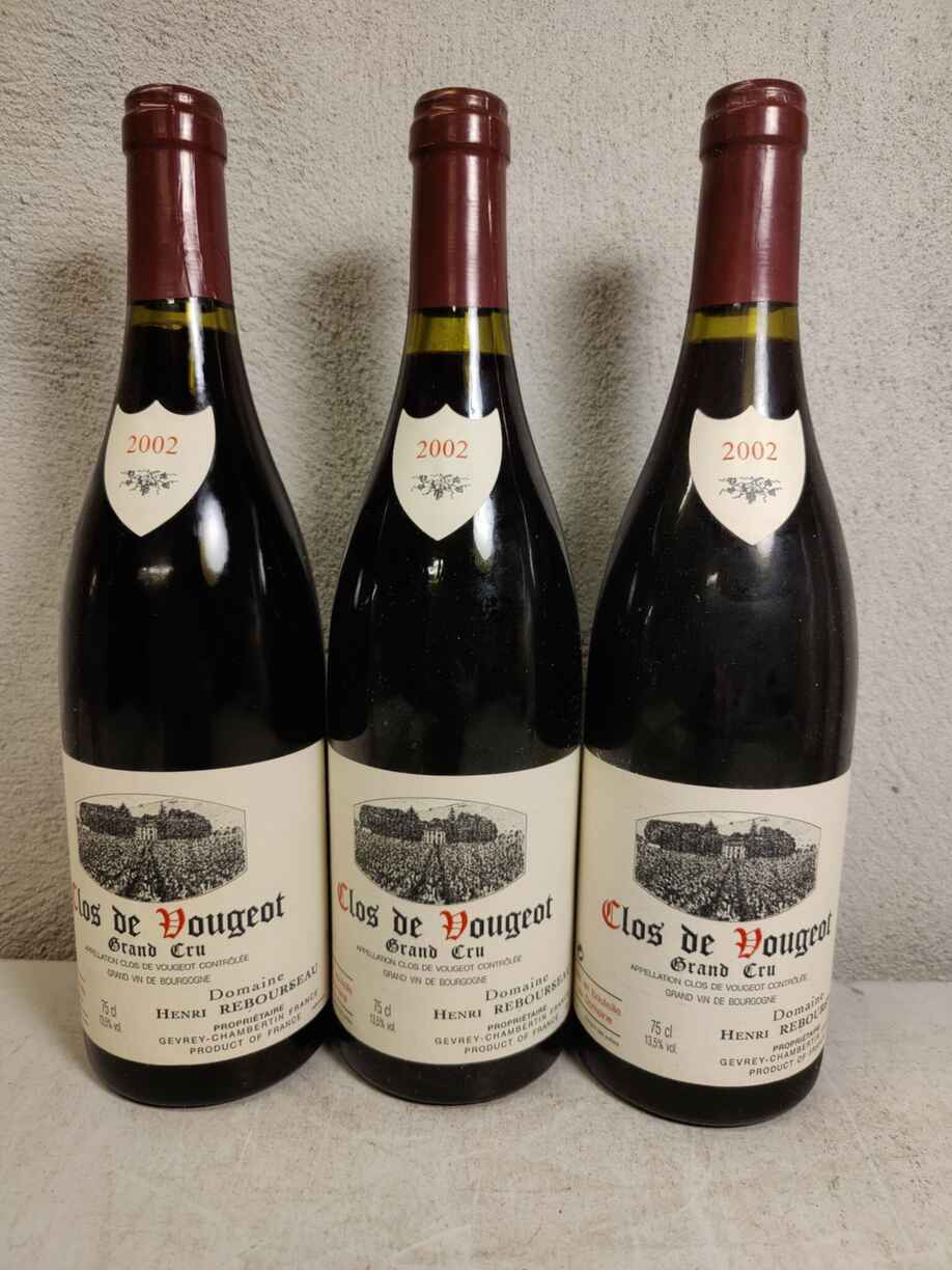 Henri Rebourseau Clos De Vougeot Grand Cru 2002