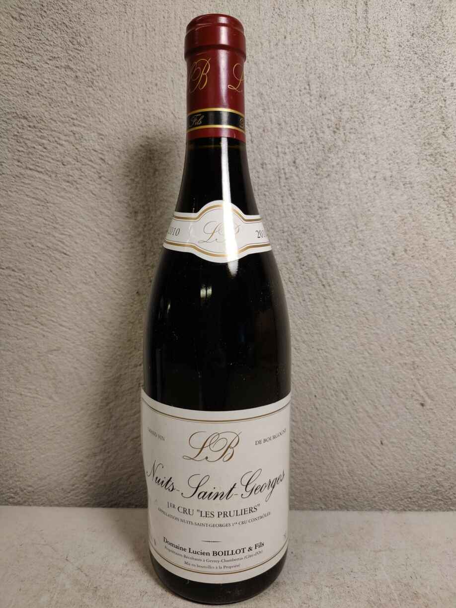 Lucien Boillot Nuits St Georges Les Pruliers 1er Cru 2010