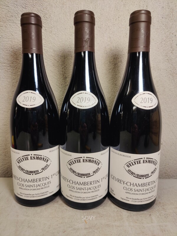 Sylvie Esmonin Gevrey Chambertin Clos St Jacques 1er Cru, 2019