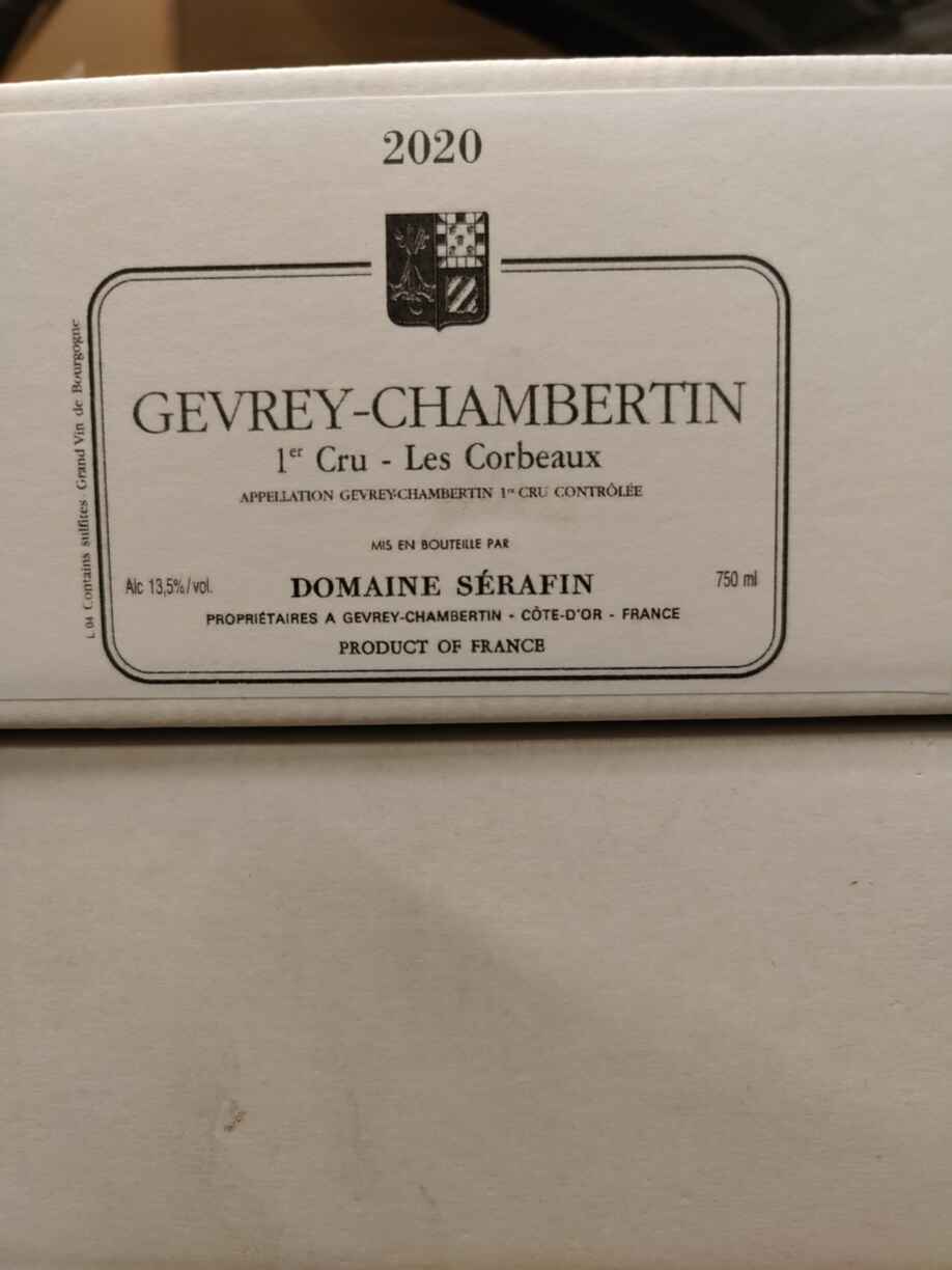 Serafin Gevrey Chambertin Les Corbeaux 1er Cru 2020