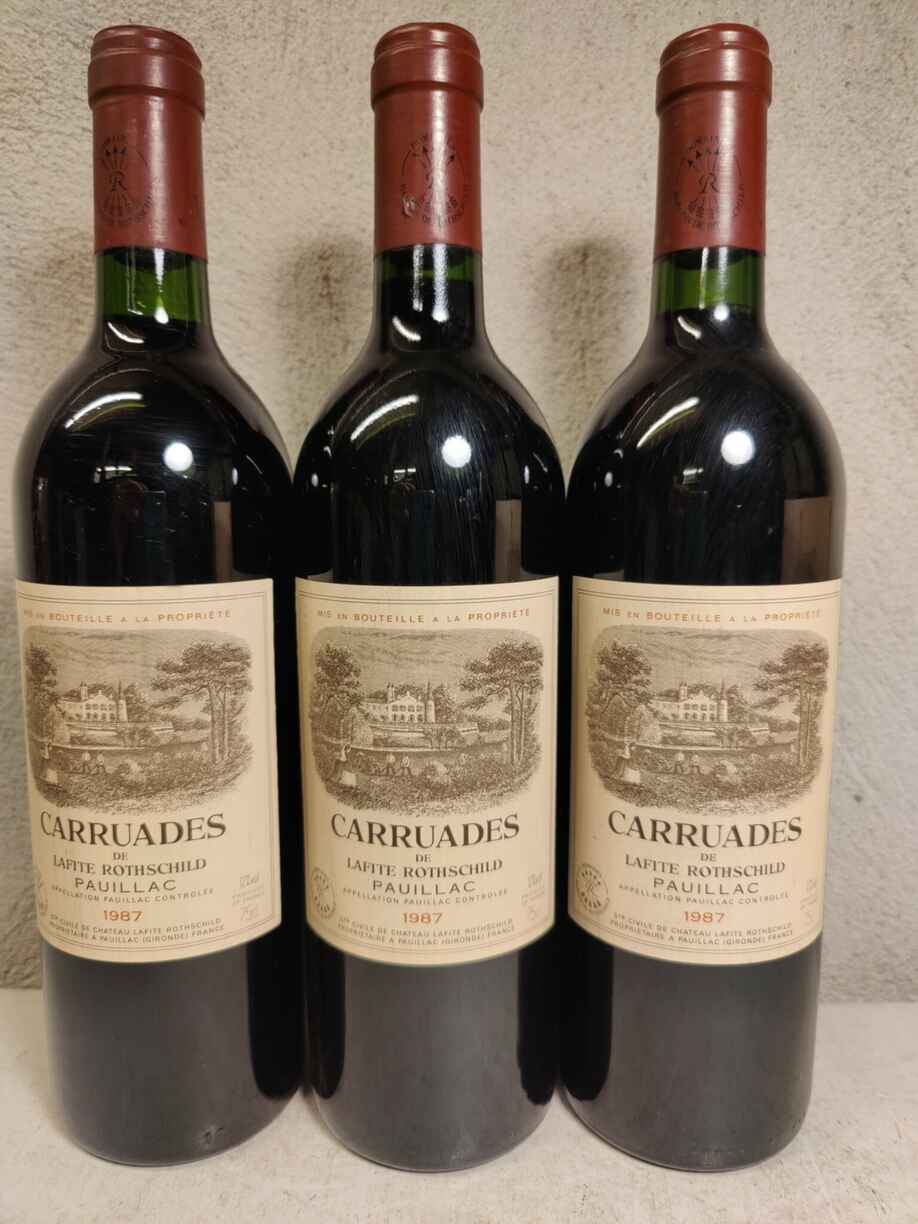 Chateau Lafite Rothschild Carruades De Lafite 1987