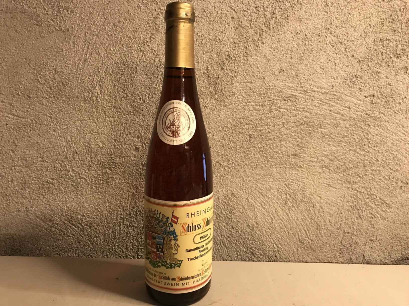 Schloss Schonborn Rauenthaler Rothenberg Riesling Tba Gk 1976