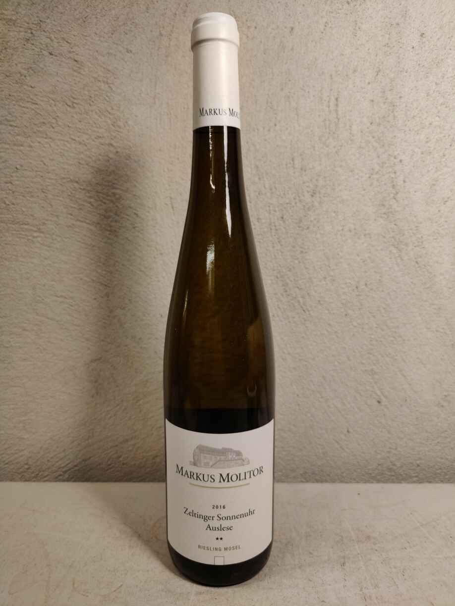 Markus Molitor Riesling Zeltinger Sonnenuhr Auslese Trocken ** White Capsule 2016