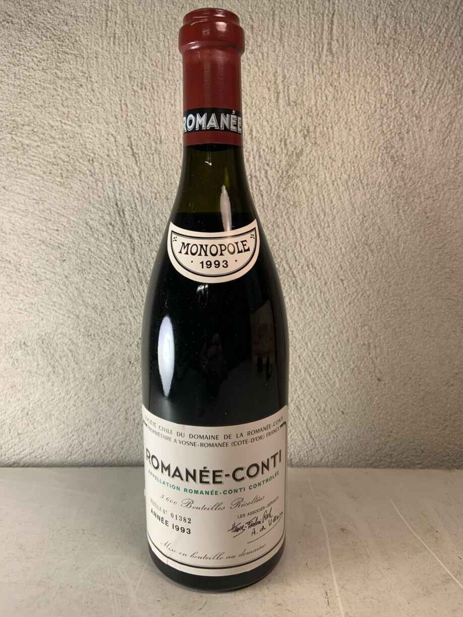 De La Romanee Conti Romanee Conti Grand Cru 1993