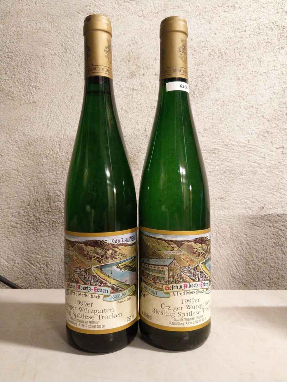 Merkelbach Urziger Wurzgarten Riesling Spatlese Trocken Gk 1999