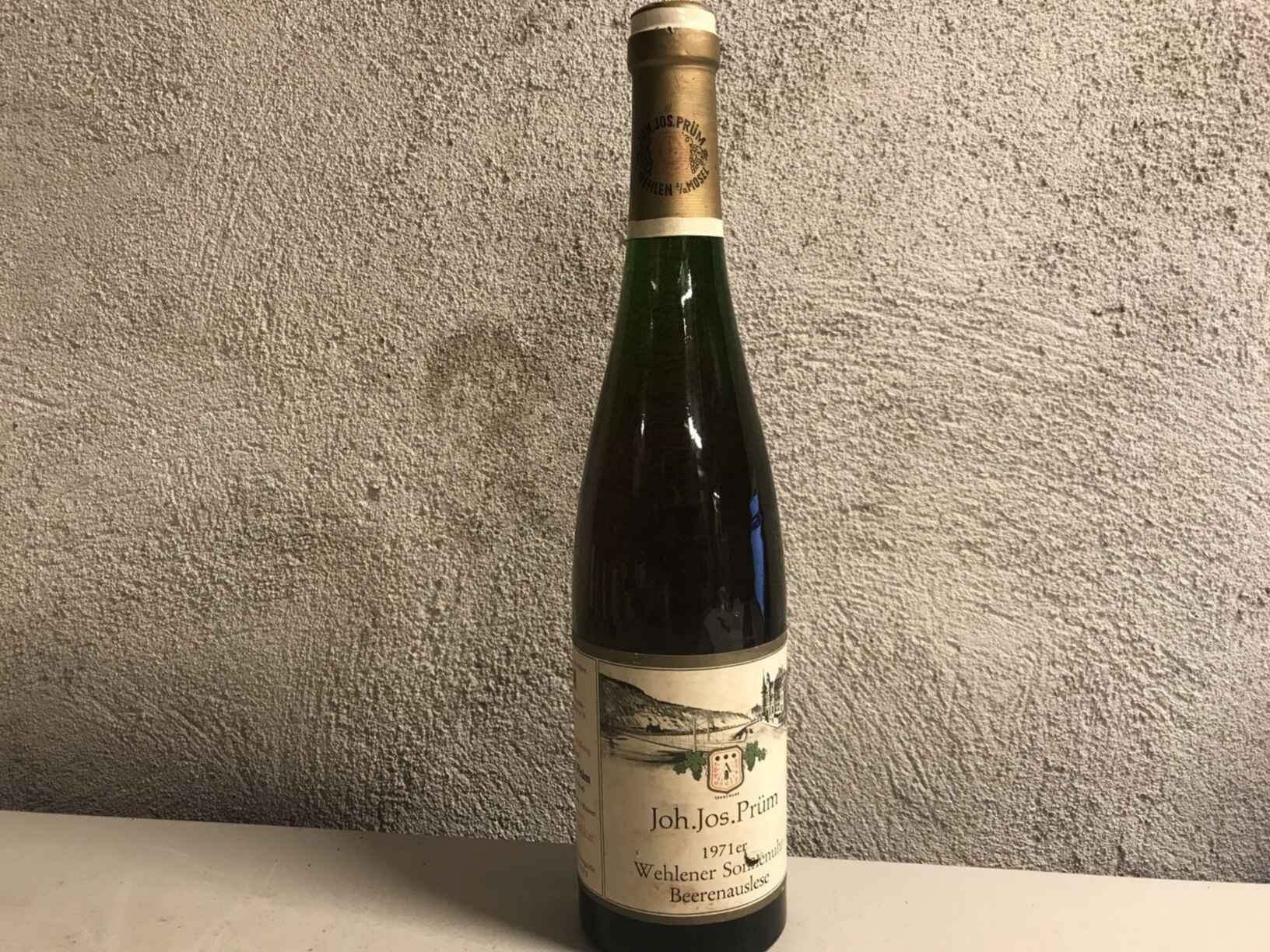 Jj Prum Wehlener Sonnenuhr Riesling Ba Gk 1971