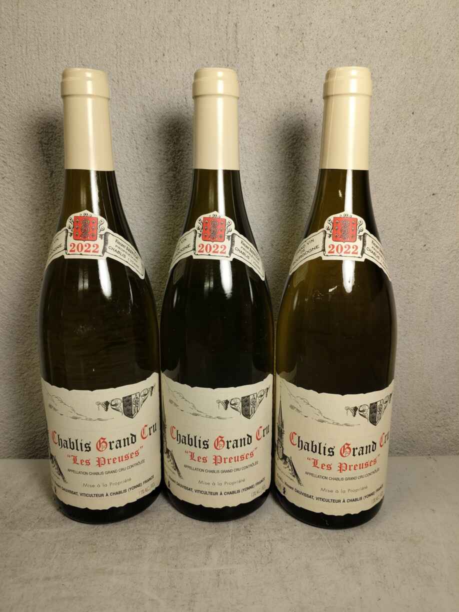 Vincent Dauvissat Chablis Les Preuses Grand Cru 2022