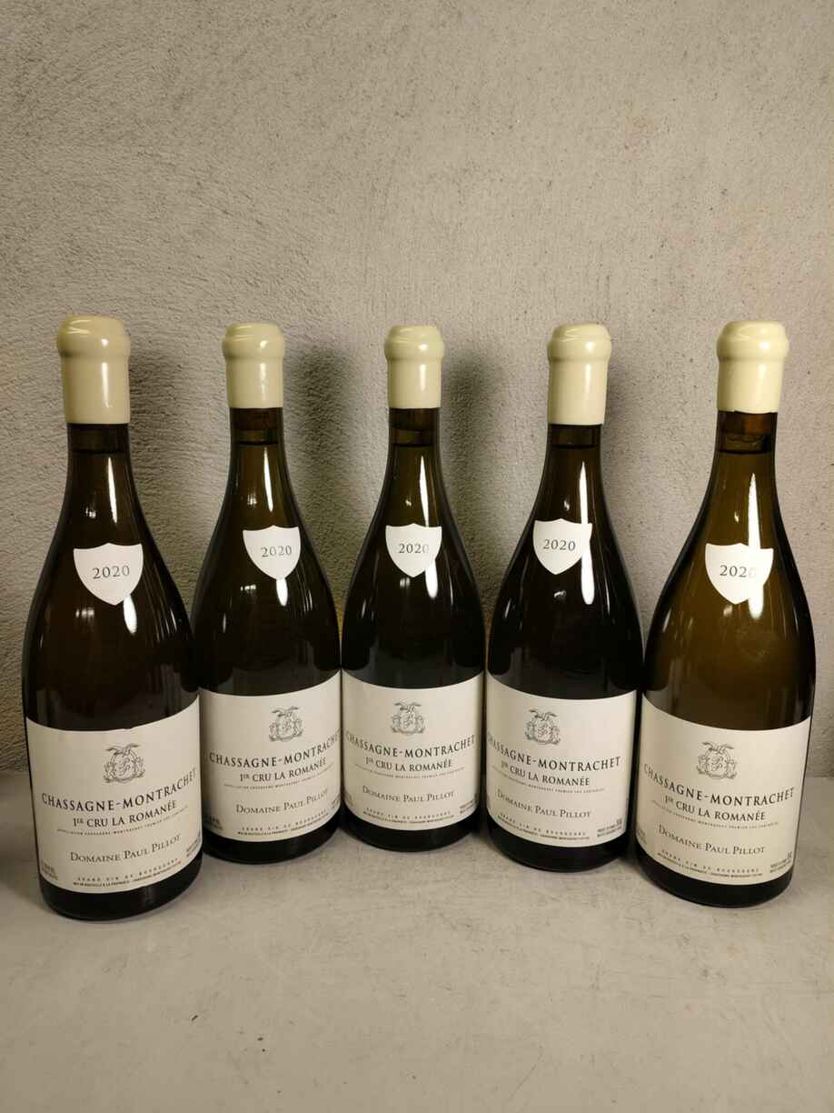 Paul Pillot Chassagne Montrachet Blanc La Romanee 1er Cru 2020