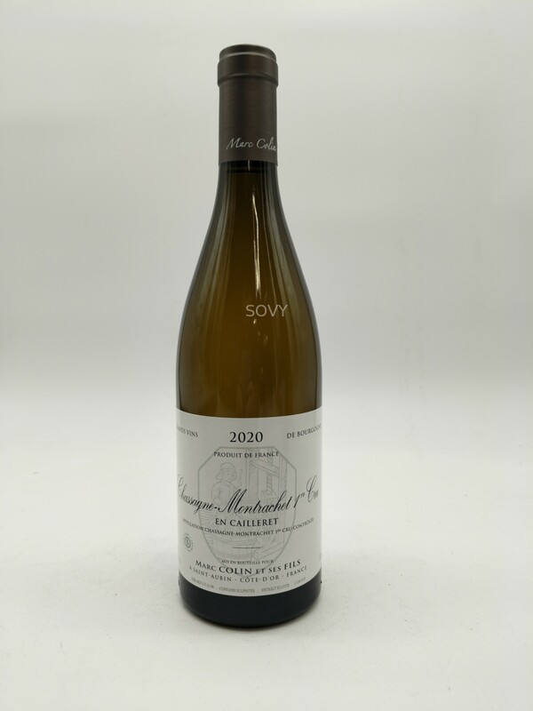 Marc Colin Chassagne Montrachet Blanc En Cailleret 1er Cru, 2020