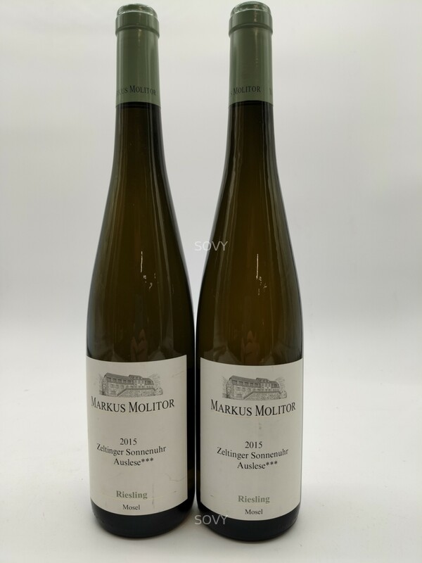 Markus Molitor Zeltinger Sonnenuhr Auslese *** Goldkapsel, 2015