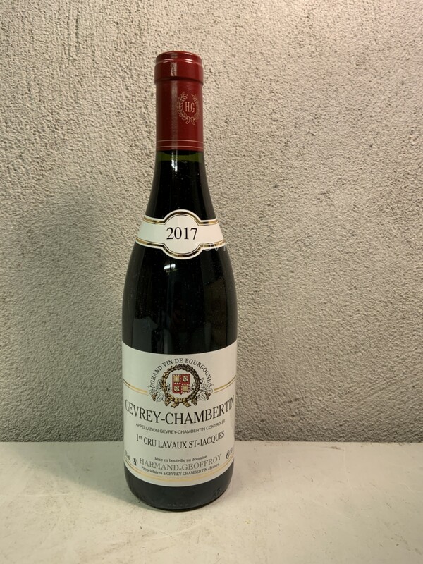 Harmand Geoffroy Gevrey Chambertin Lavaux St Jacques (rouge), 2017