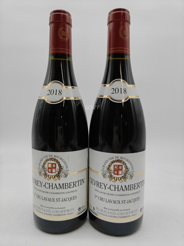 Harmand Geoffroy Gevrey Chambertin 1er Cru Lavaux Saint Jacques, 2018