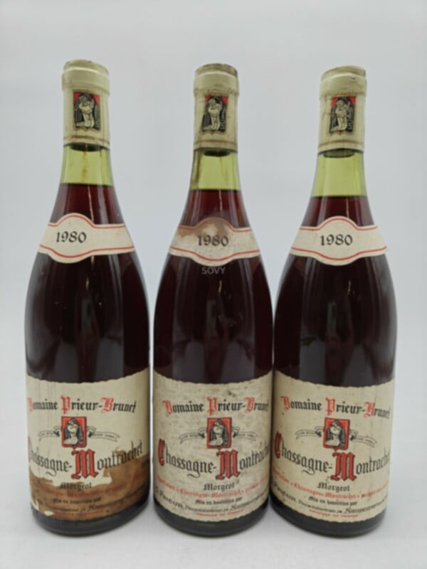 Prieur Brunet Chassagne Montrachet Morgeot Rouge 1er Cru, 1980