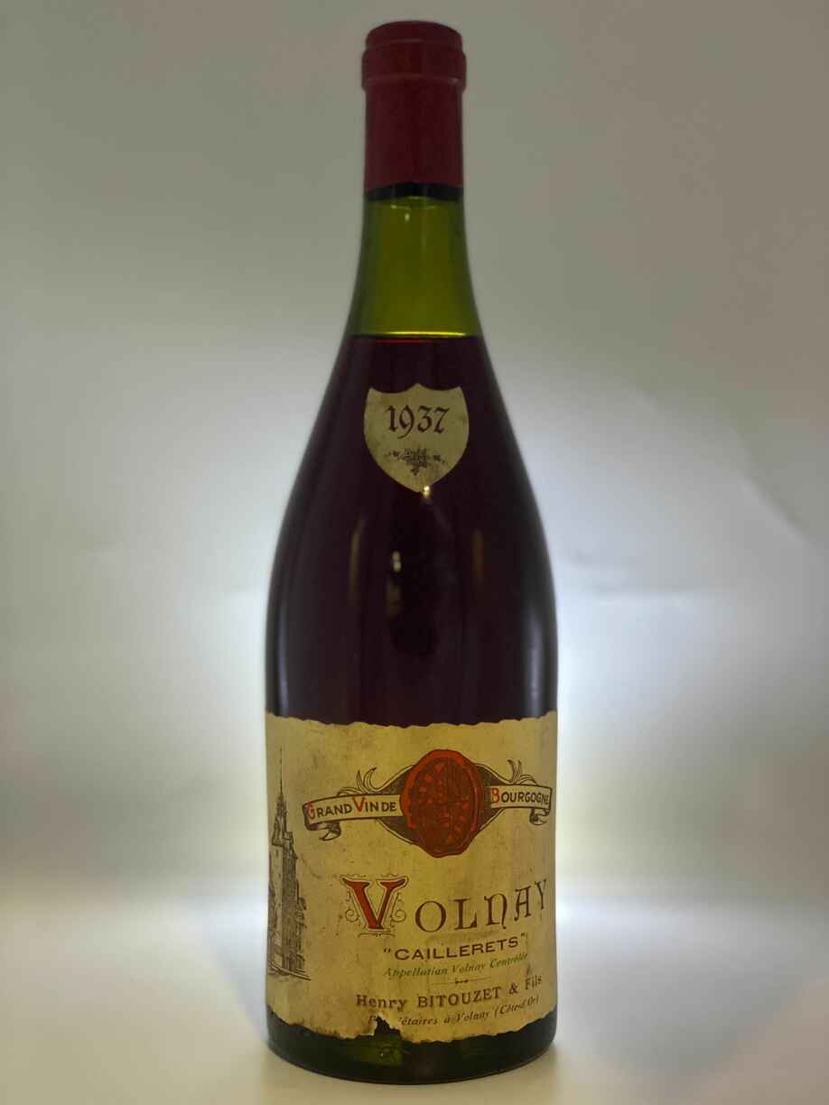 Henry Bitouzet Volnay 1er Cru Caillerets 1937