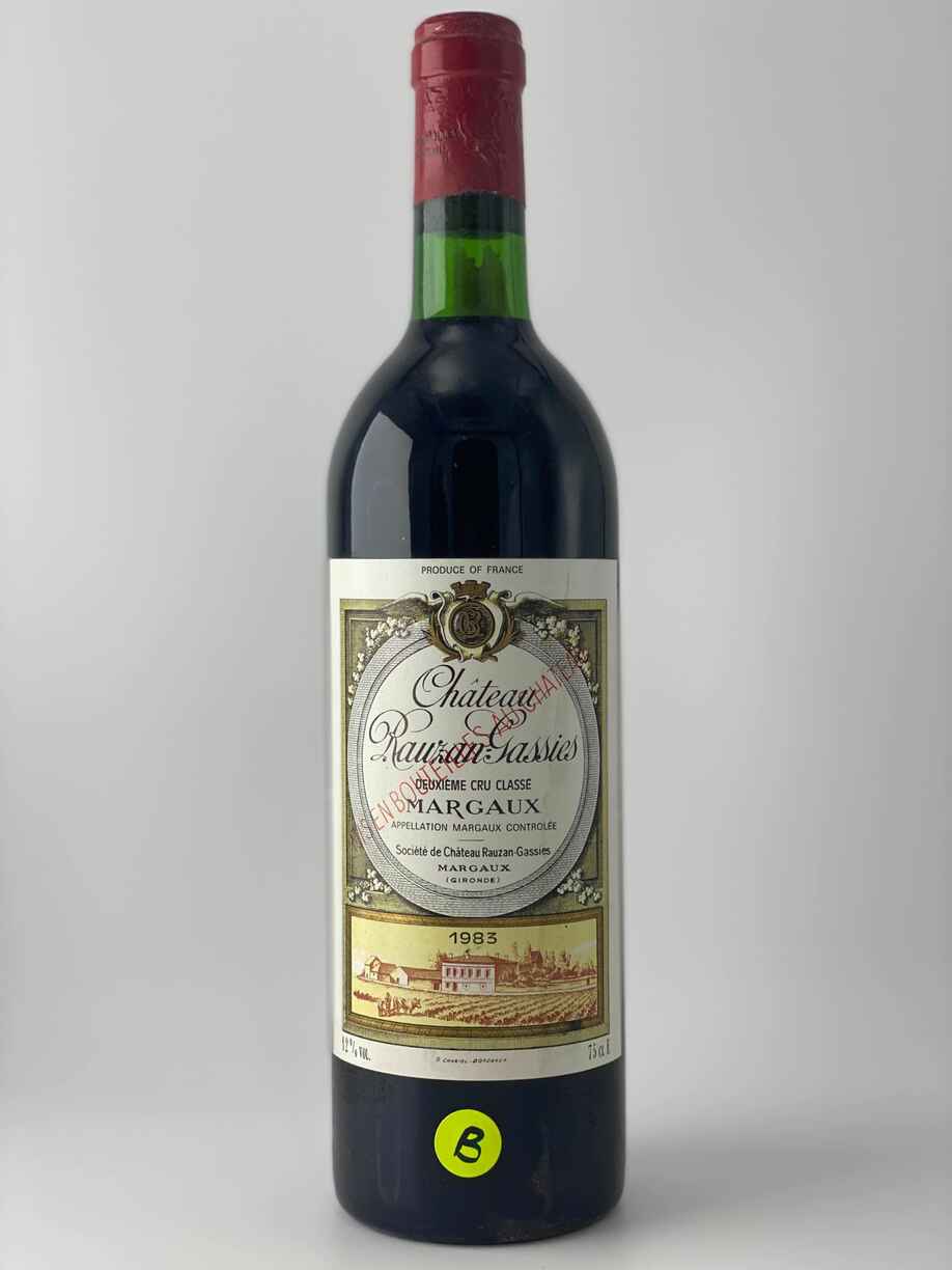 Chateau Rauzan Gassies (B) 1983