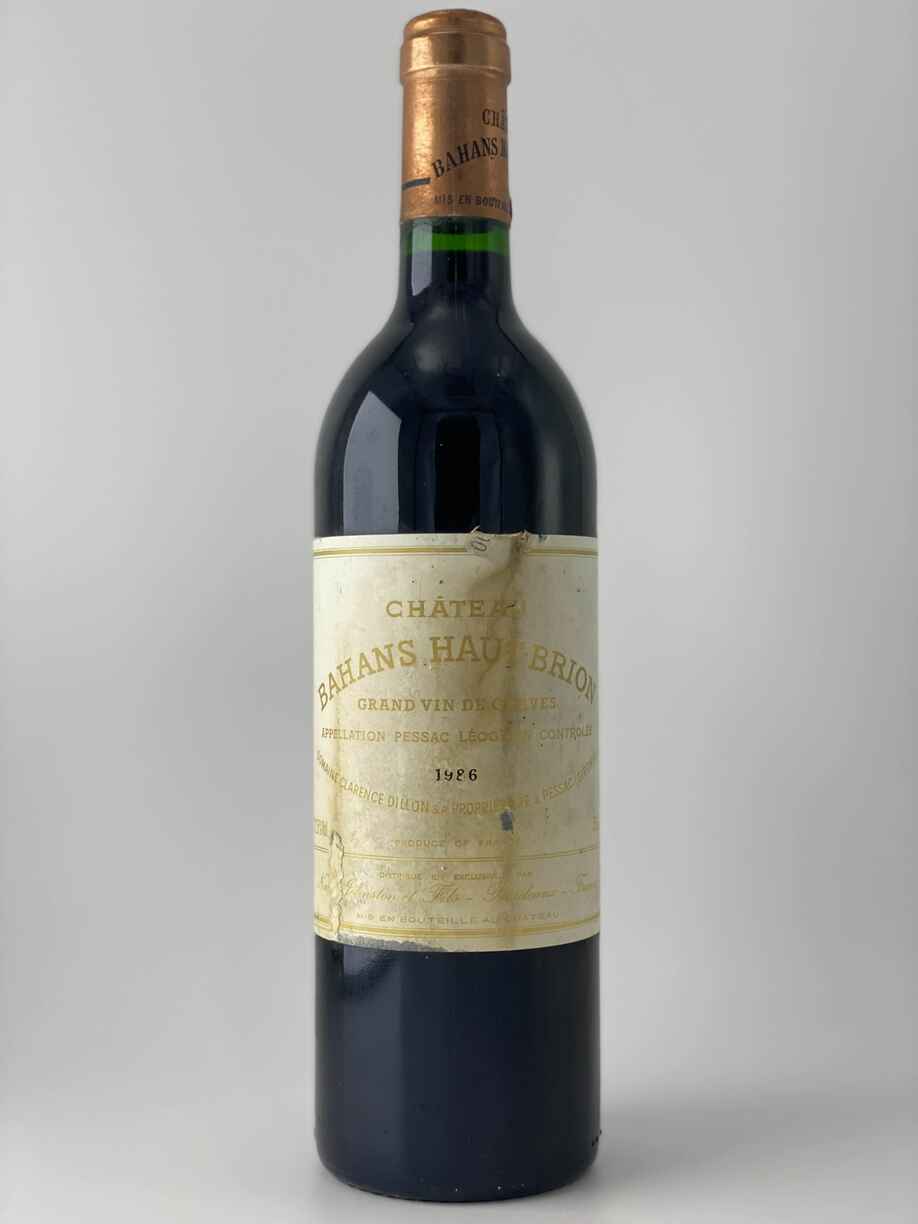 Chateau Haut Brion Chateau Bahans Haut Brion 1986