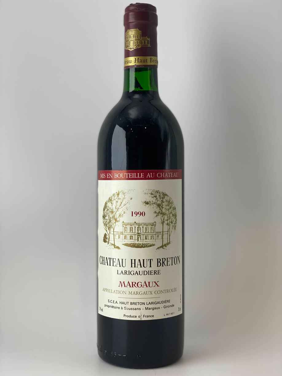 Chateau Haut Breton Larigaudiere 1990