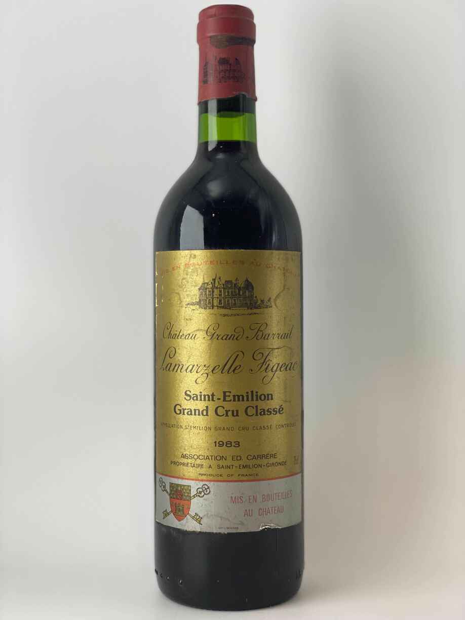 Chateau Grand Barrail Lamarzelle Figeac 1983