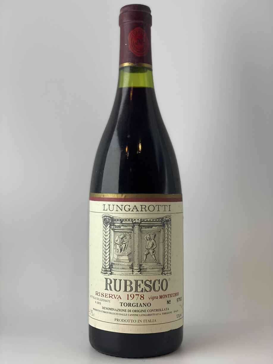 Giorgio Lungarotti Rubesco Rosso Di Torgiano Riserva 1978
