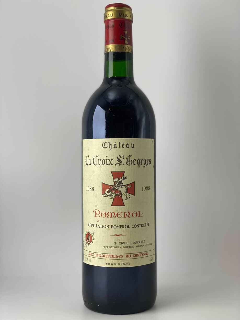 Chateau La Croix Saint Georges 1988