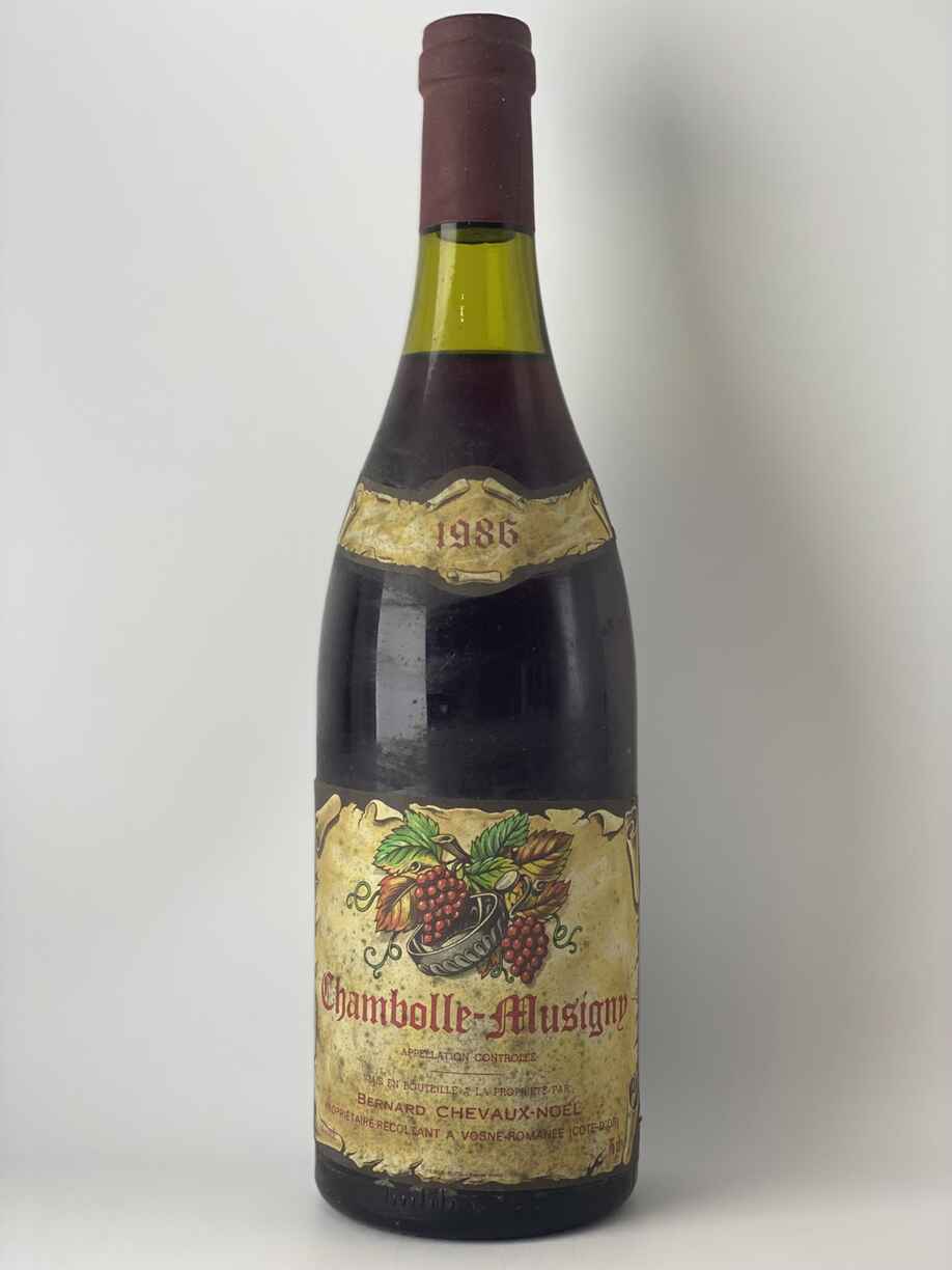 Bernard Chevaux Noel Chambolle Musigny 1986