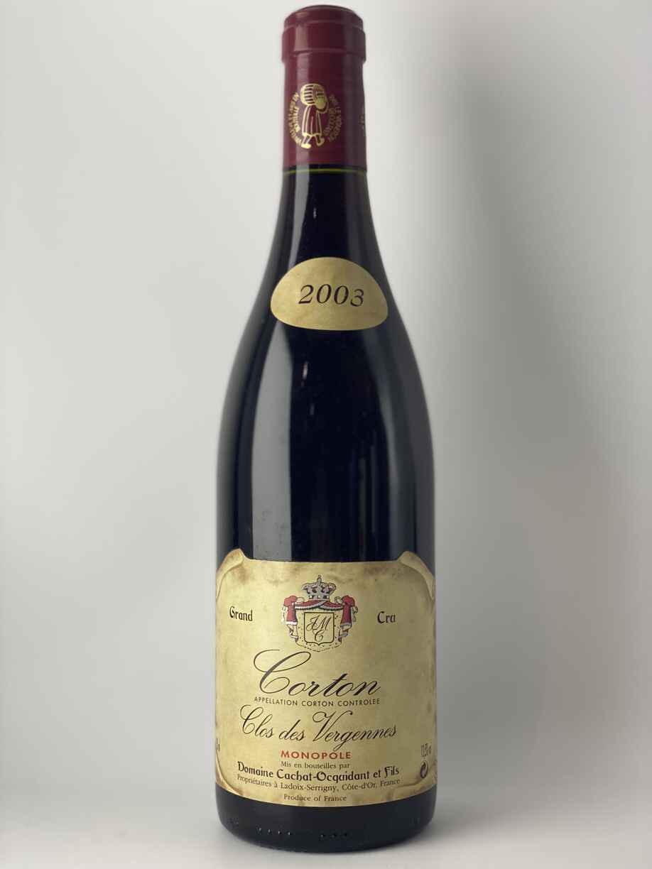 Cachat Ocquidant Corton Clos Des Vergennes Grand Cru 2003