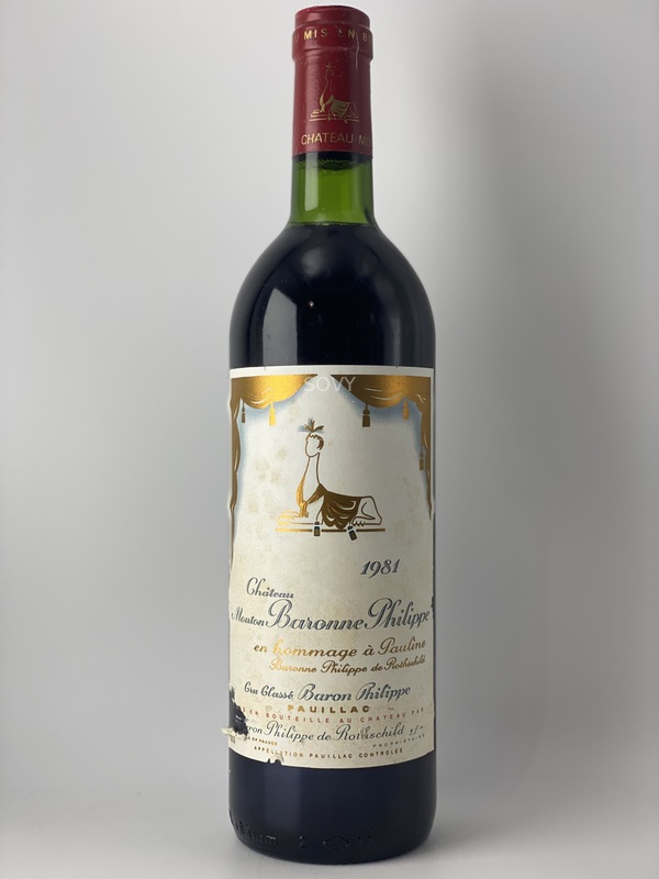 Chateau Mouton Baronne Philippe, 1981