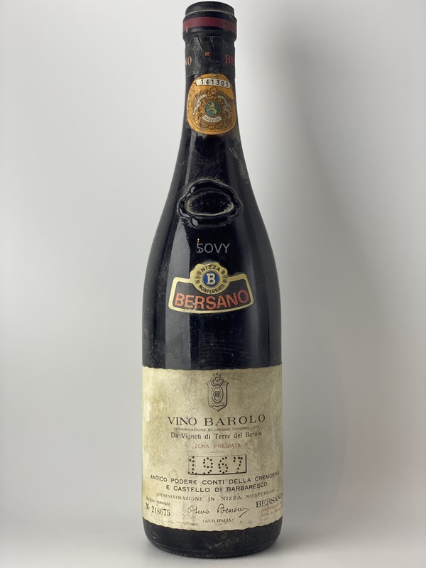 Bersano Barolo, 1967