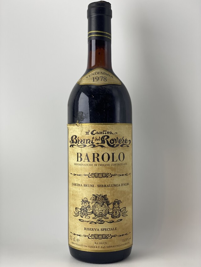 Bruni Del Rovere Barolo Riserva Speciale, 1978