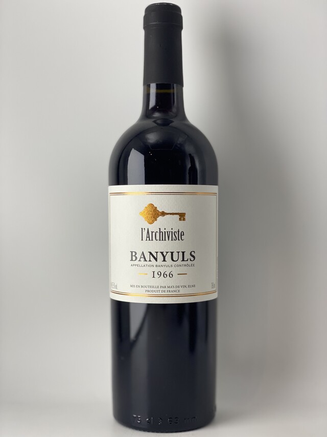 L'Archiviste Banyuls Cellar Collection, 1966