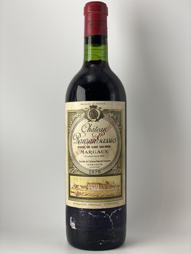 Chateau Rauzan Gassies, 1970
