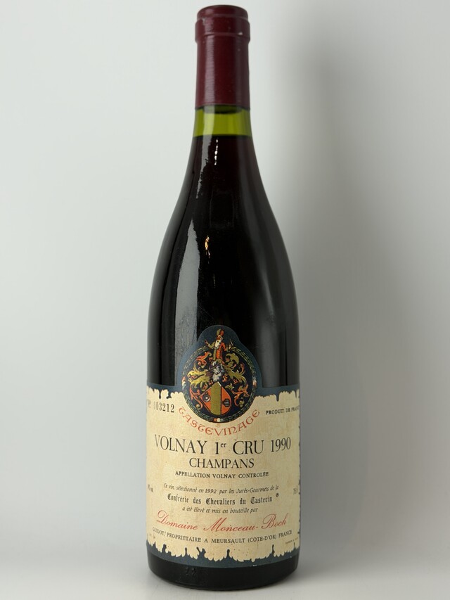 Monceau Boch Volnay Champans 1er Cru, 1990