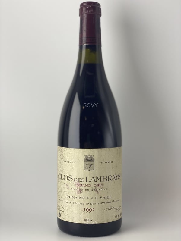 Des Lambrays Clos Des Lambrays Grand Cru, 1992