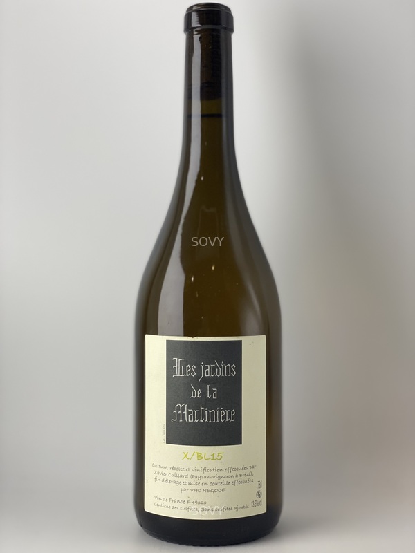 Les Jardins de La Martiniere Xavier Caillard Chenin Blanc X/BL15, 2015