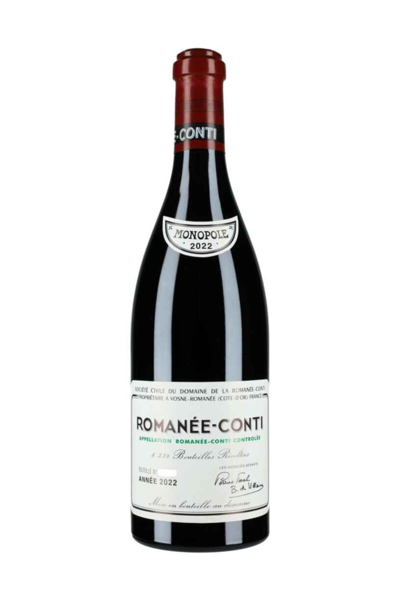De La Romanee Conti Romanee Conti Grand Cru 2022