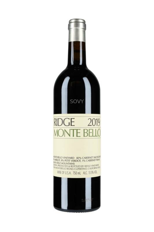 Ridge Vineyards Santa Cruz Mountains Monte Bello, 2019