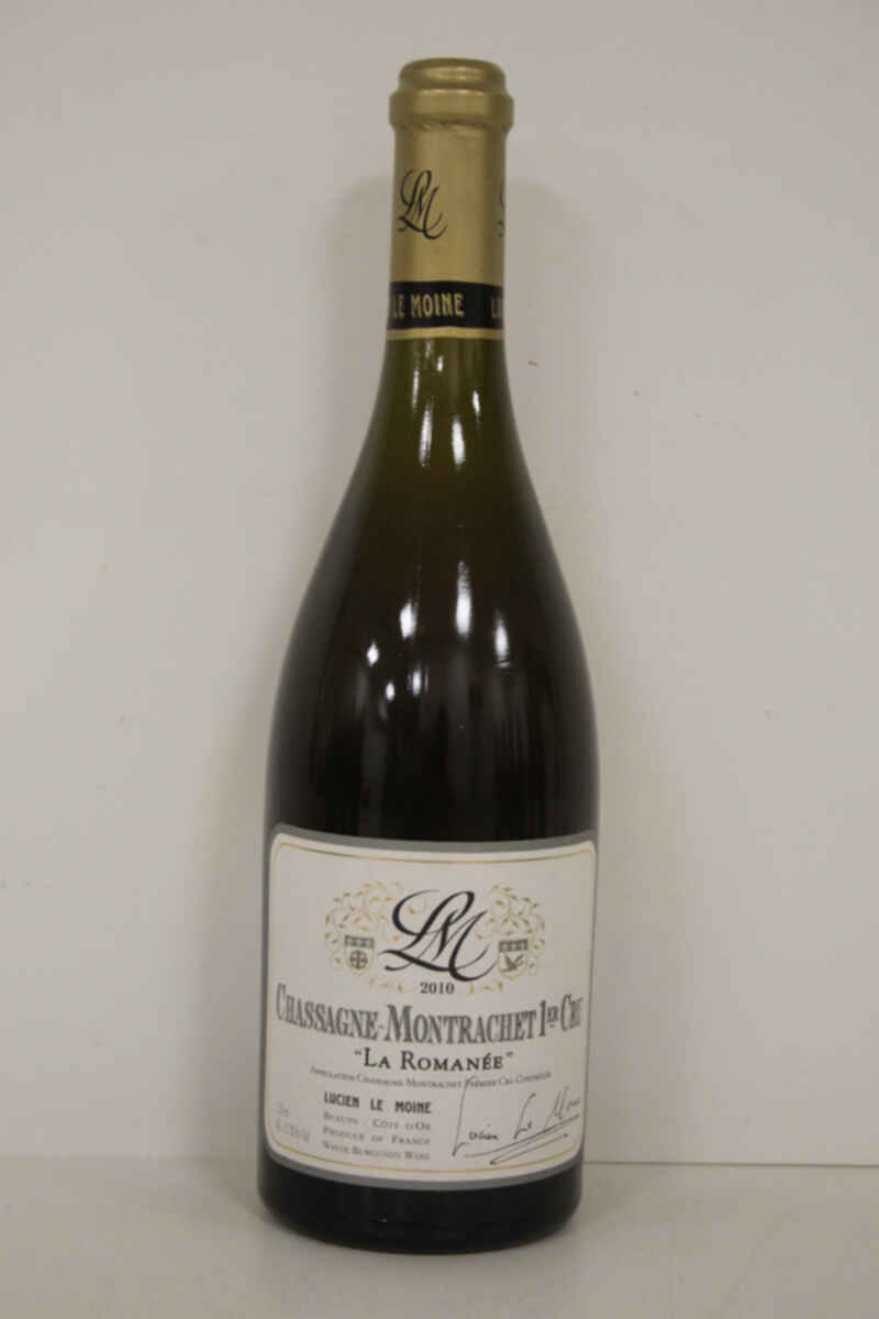 Lucien Le Moine Chassagne Montrachet La Romanee 1er Cru 2010