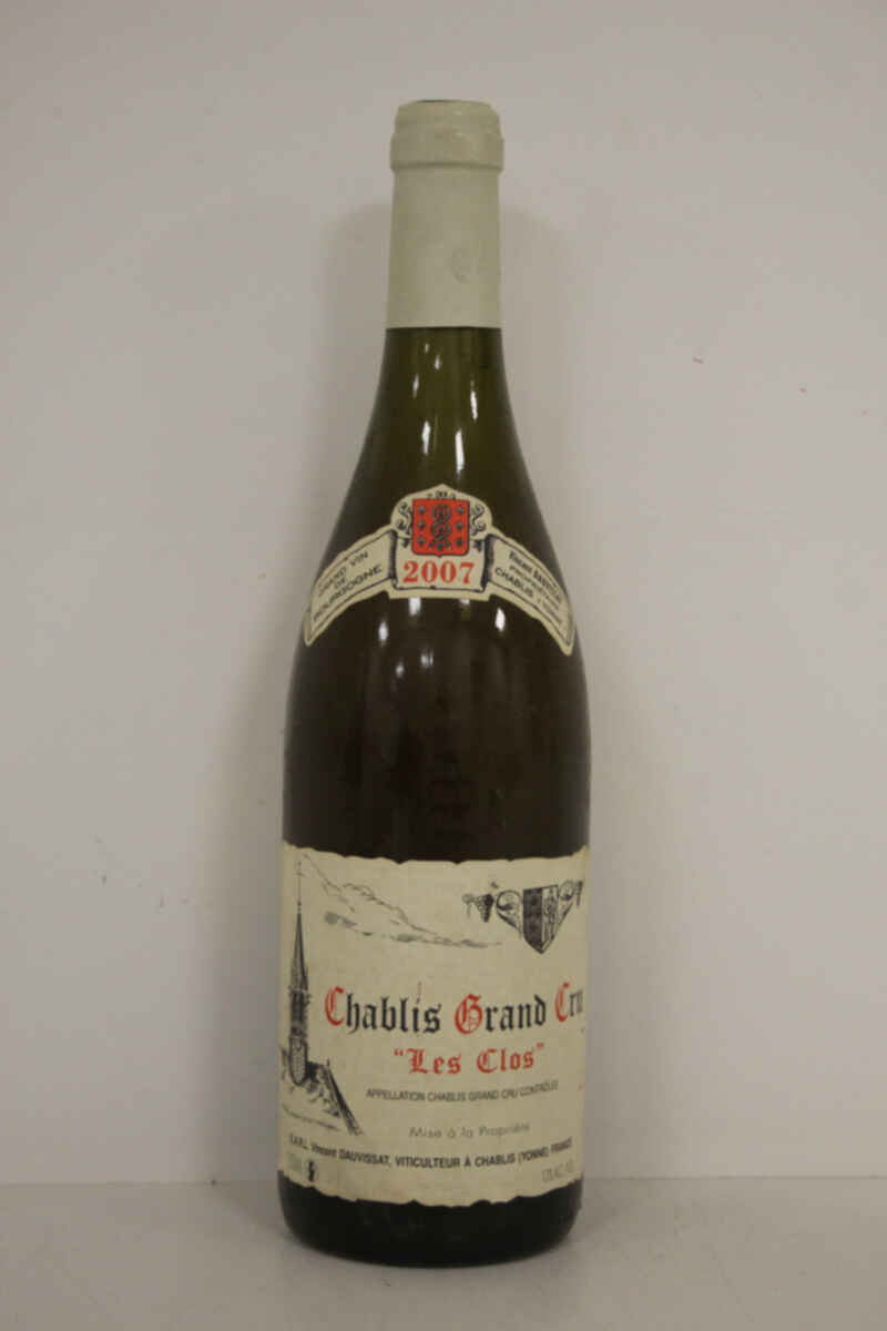 Vincent Dauvissat Chablis Les Clos Grand Cru 2007