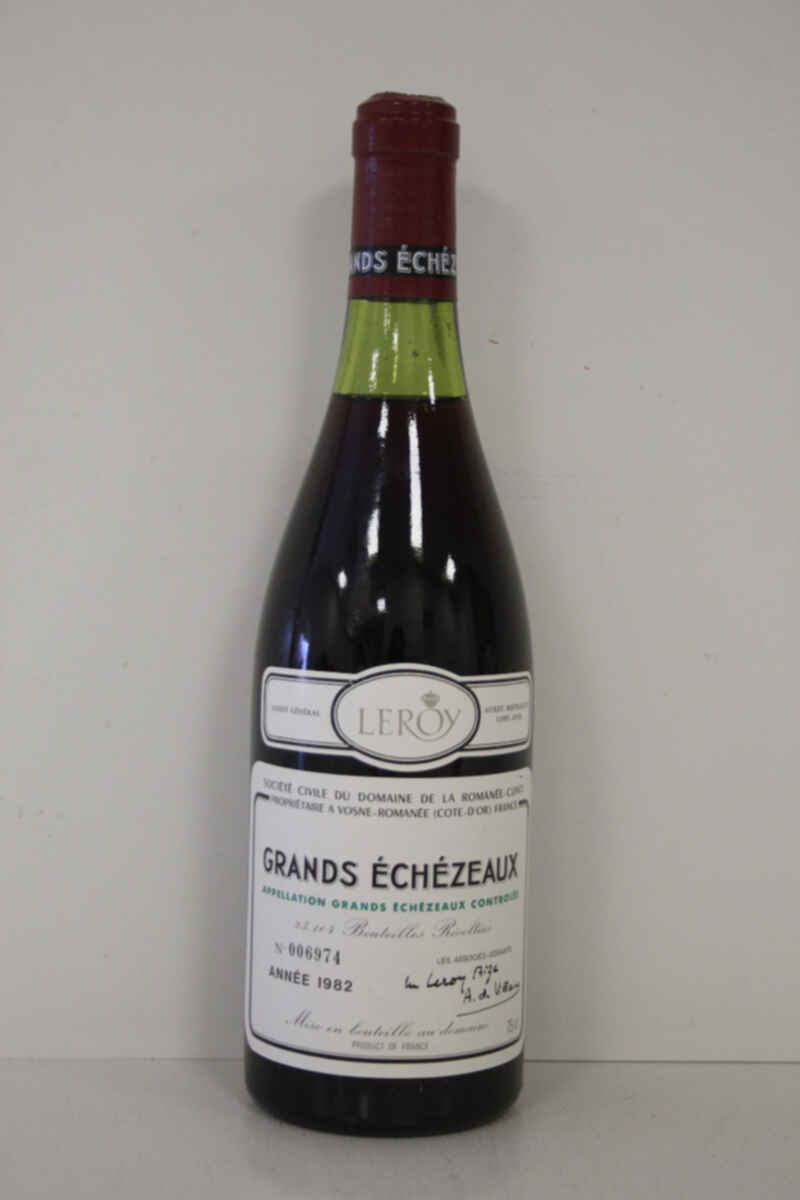 De La Romanee Conti Grands Echezeaux Grand Cru 1982